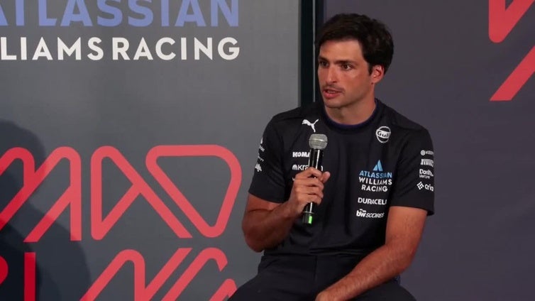 Sainz dice que sería "increible" ganar o hacer un podio en Madrid