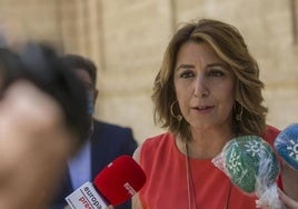 Susana Díaz sobre las explicaciones de la 'fontanera' del PSOE: «Ha sido un espectáculo bochornoso»