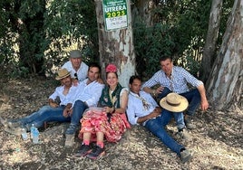 La hermandad del Rocío de Córdoba, a punto de finalizar el camino: «No estamos cansado, sino con ilusión por ver a la Virgen»