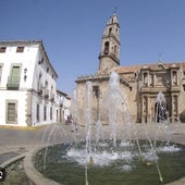 La fuente situada delante del convento de las Concepcionistas de la localidad de Los Pedroches