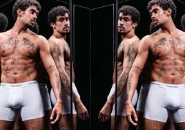 El explosivo posado de Bad Bunny para la última campaña de Calvin Klein